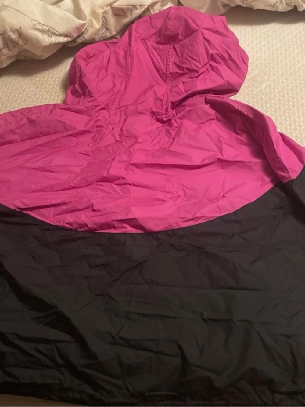 Nike Pink and Black Women's Pullover Windbreaker Jacket